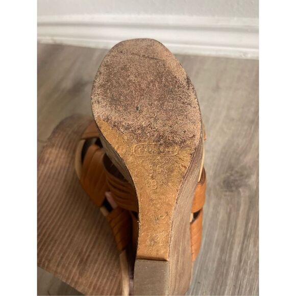 Coach tan Bristol leather wedge - Picture 6 of 7